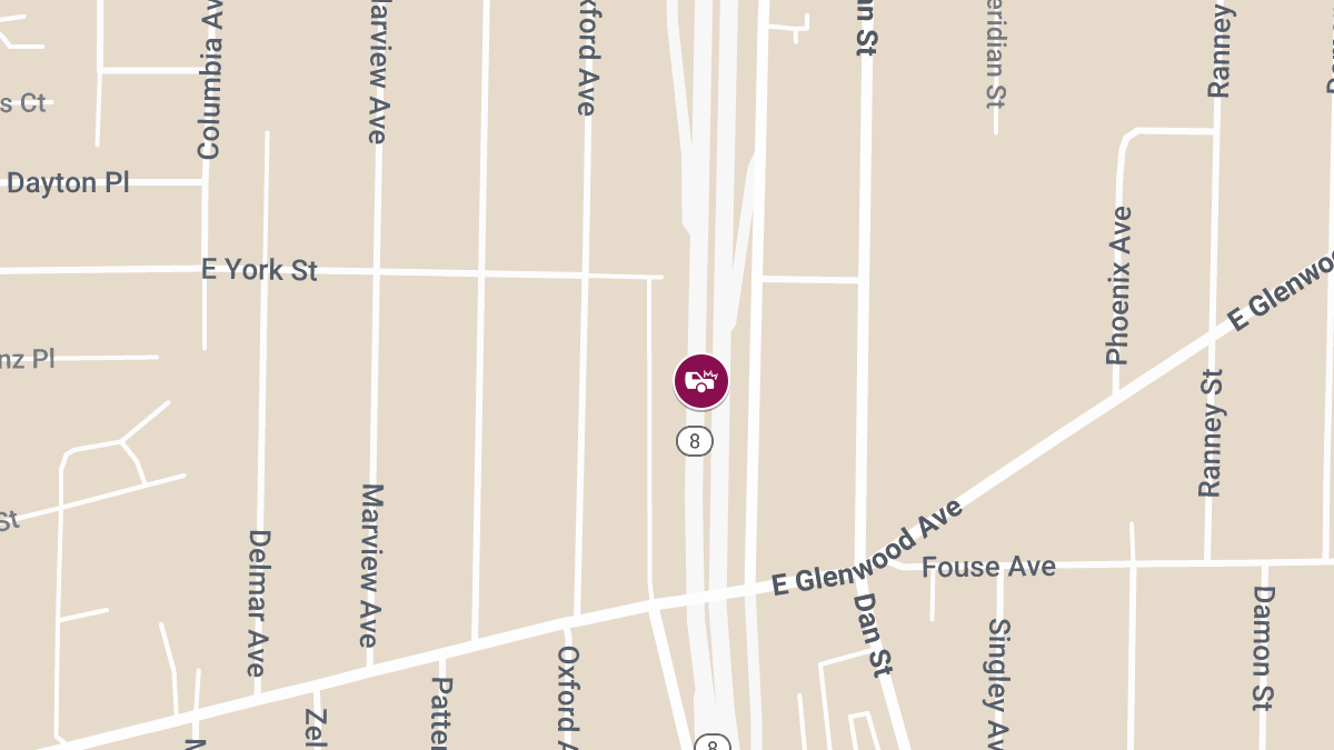 Injury Accident on SR 8 South Near E Glenwood Ave