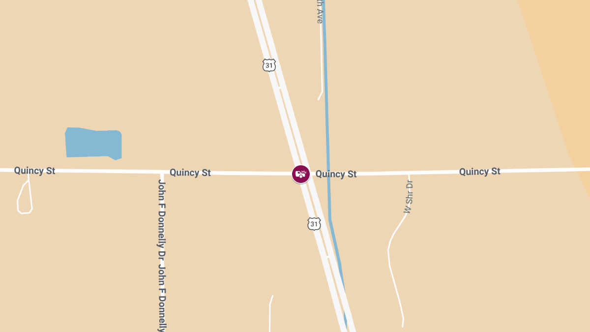 Injury Collision Involving Honda and Minivan at US-31 & Quincy St