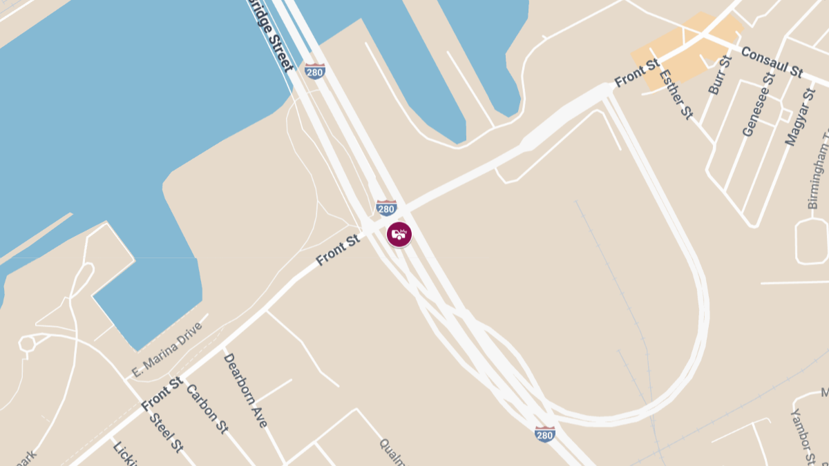 Injury Collision Involving Two Vehicles Near Front St and I-280 Ramp