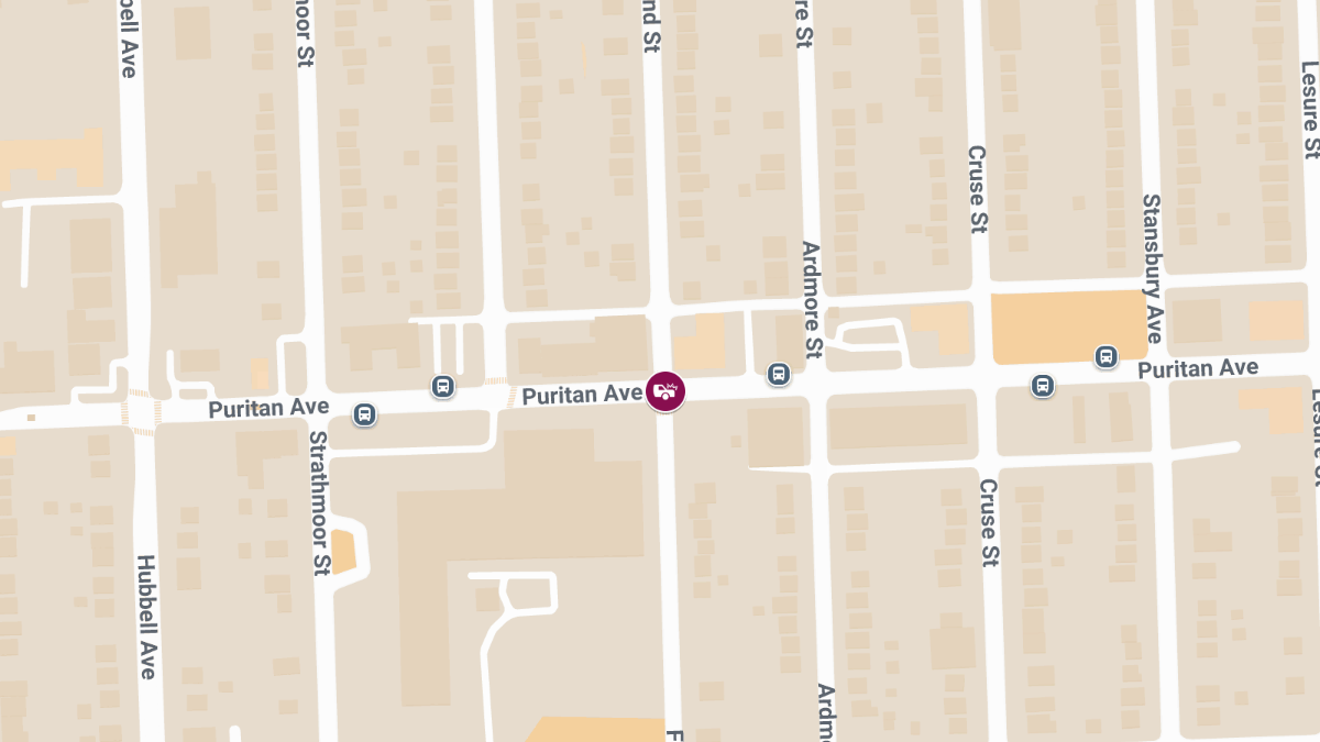 Injury Collision Near Puritan Ave and Freeland St