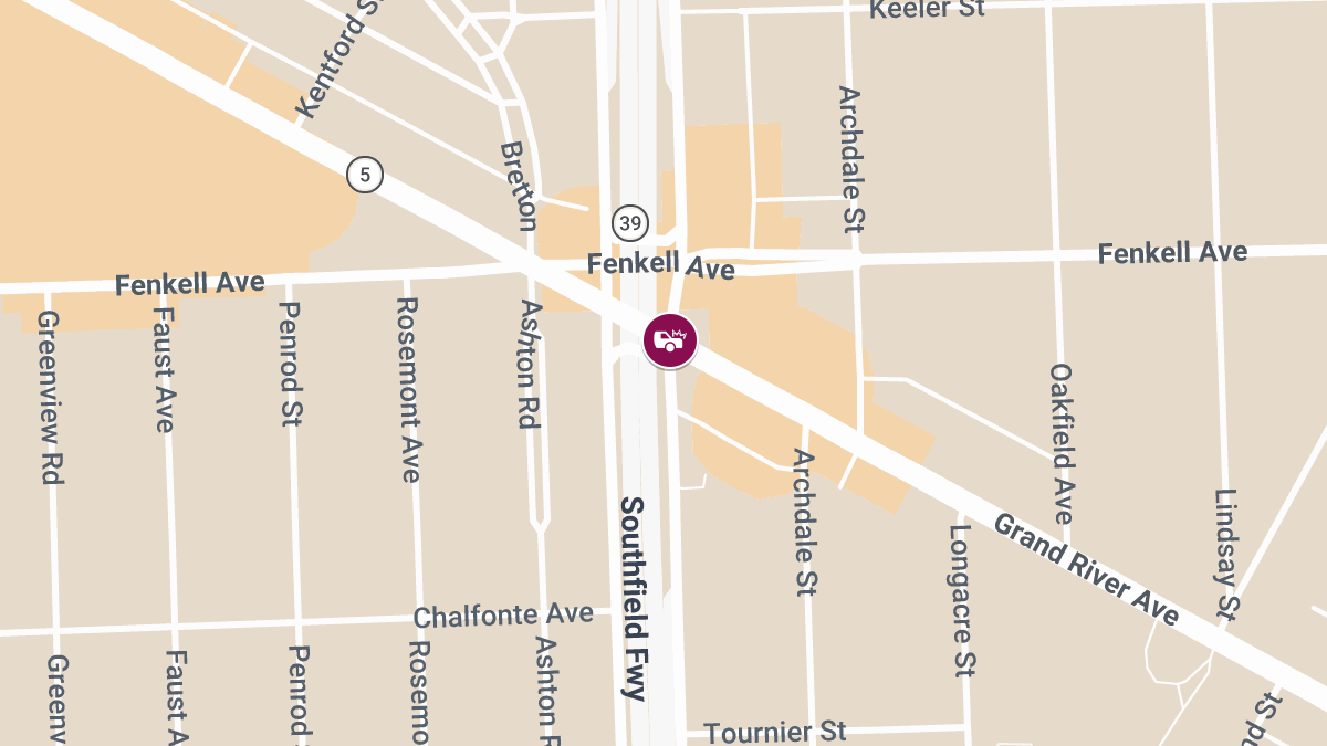 Injury Collision Reported Near Grand River Ave and Southfield Rd