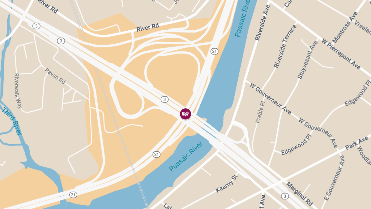Injury Collision Reported Near Rt 21 S and Rt 3 W