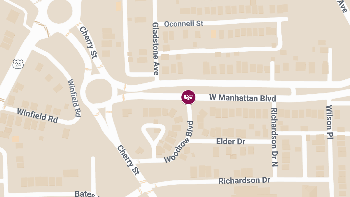 Injury Collision Reported Near W Manhattan Blvd and Woodrow Blvd