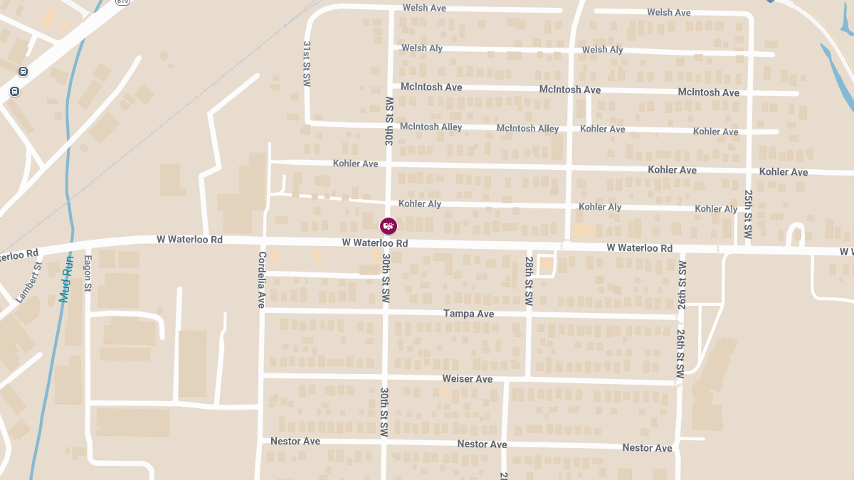 Injury Collision Reported Near W Waterloo Rd & 30th St SW