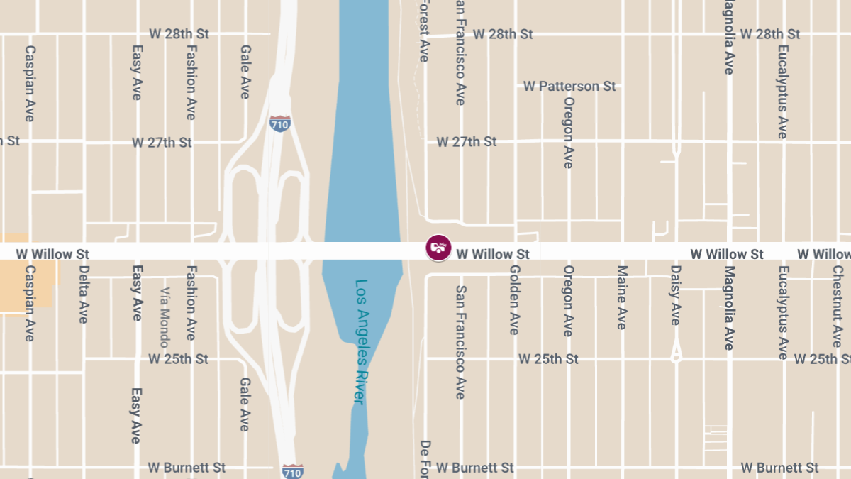 Injury Collision Reported Near W Willow St
