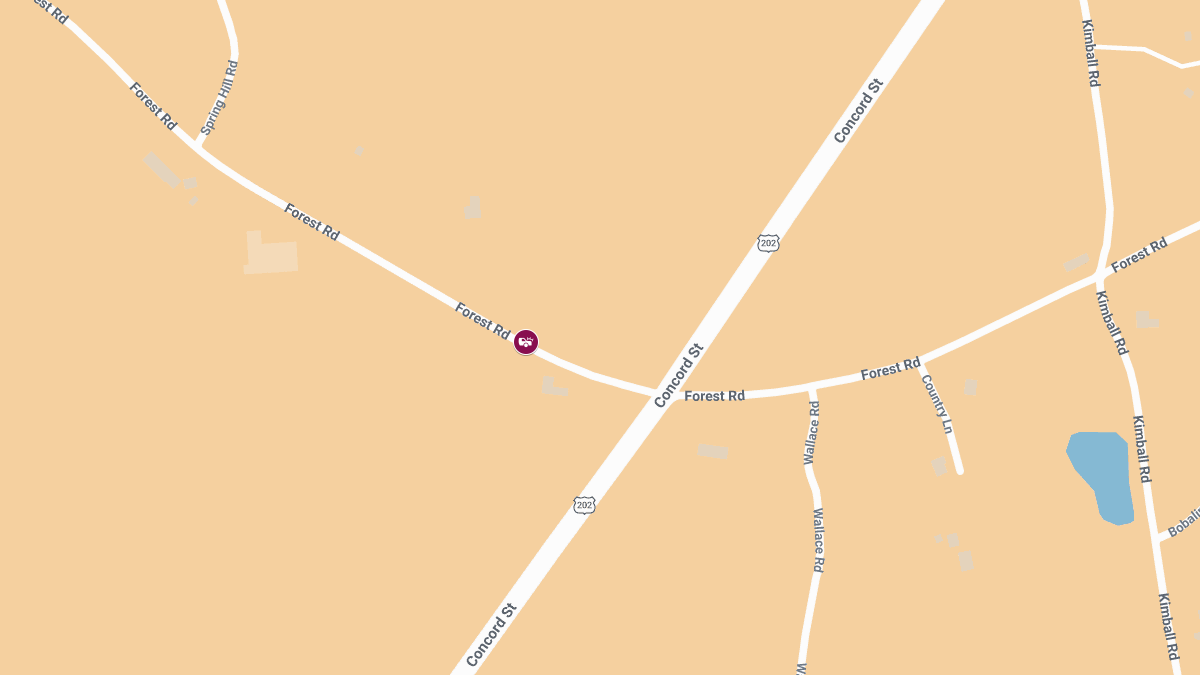 Injury Collision Reported at 163 Forest Rd