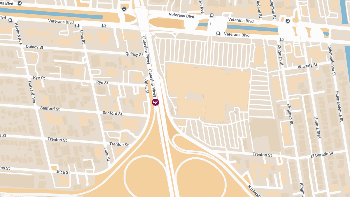 Injury Collision Reported at Clearview Pkwy Entrance to I-10