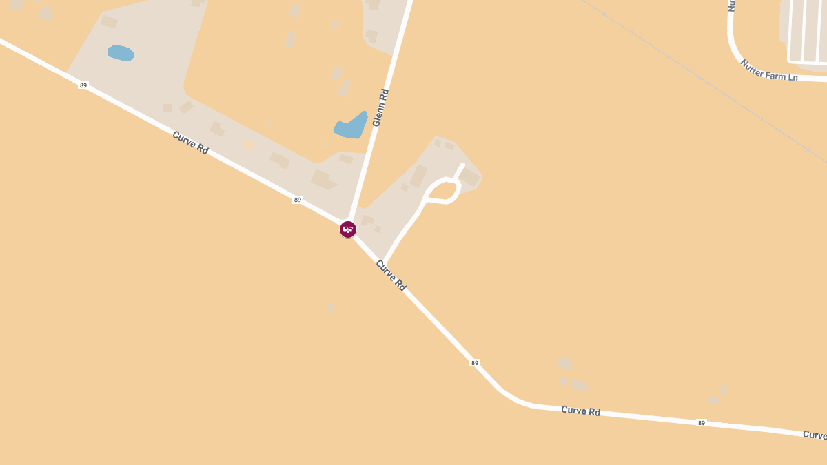 Injury Collision Reported at Glenn Rd and Curve Rd