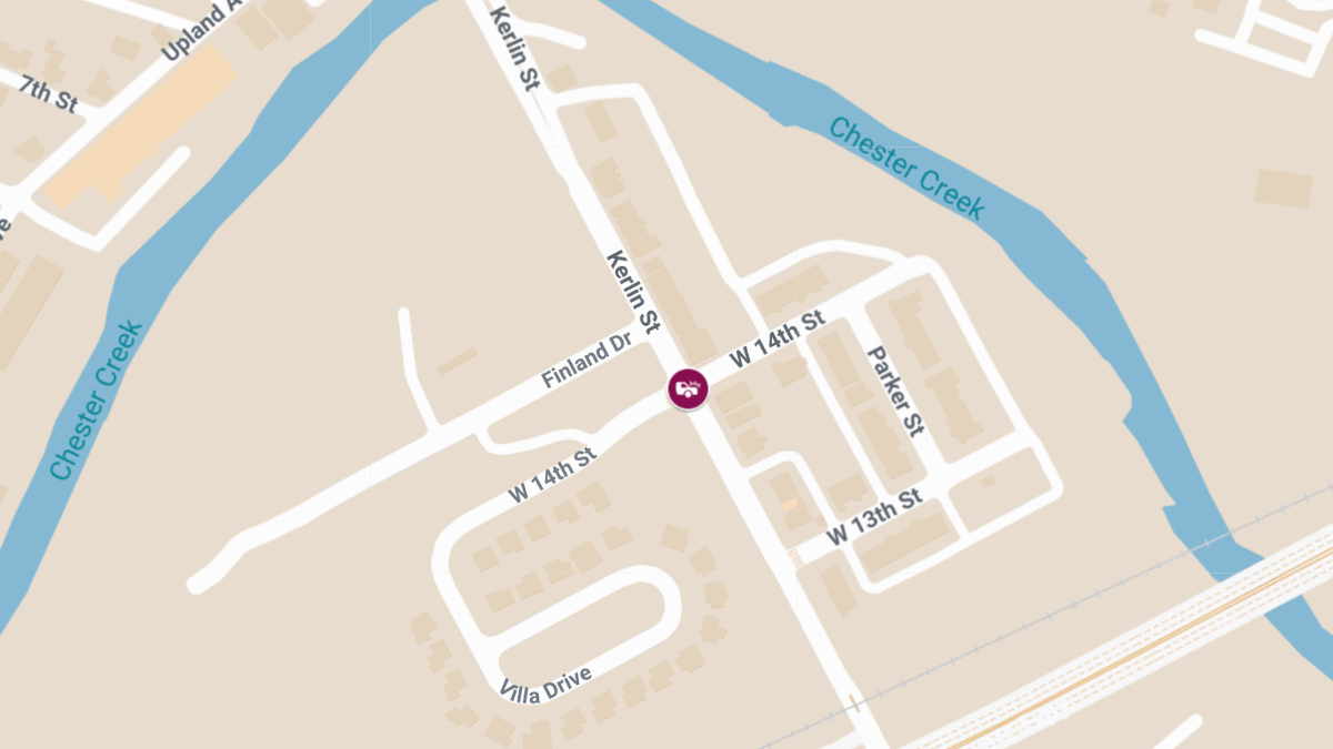 Injury Collision Reported at Kerlin St & W 14th St