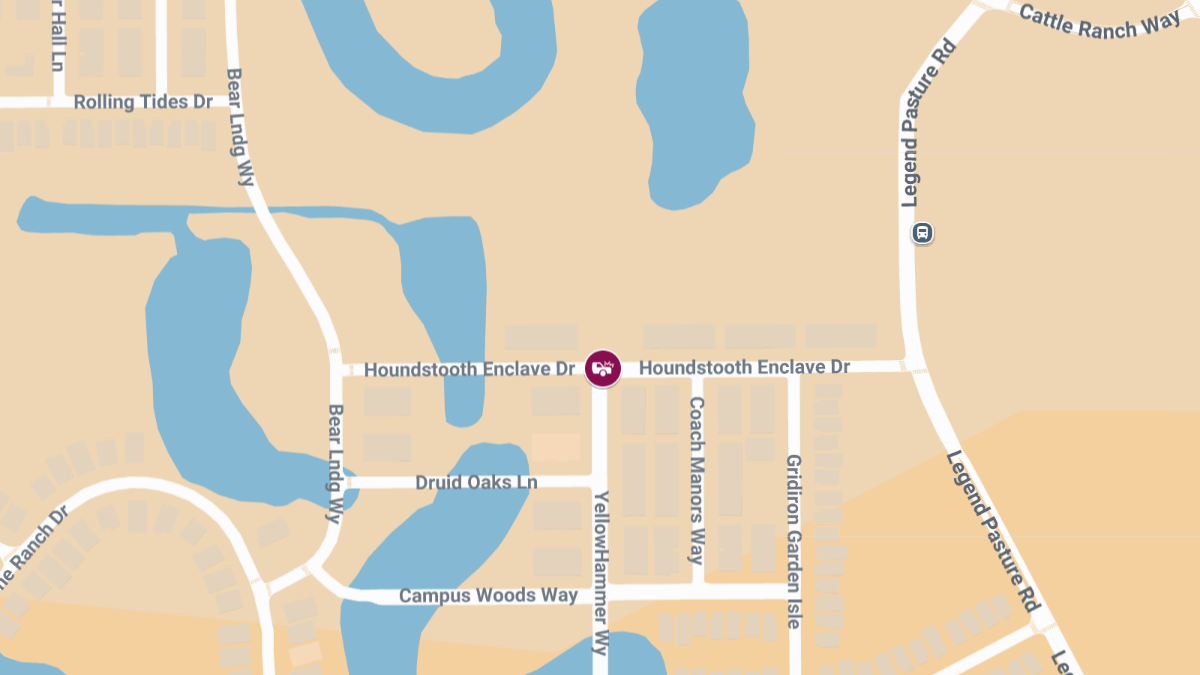 Injury Collision Reported at Yellowhammer Way and Houndstooth Enclave Dr