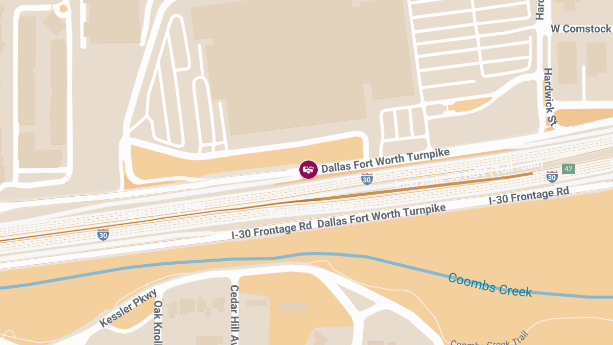 Injury Collision Reported on Dallas Fort Worth Tpke Westbound