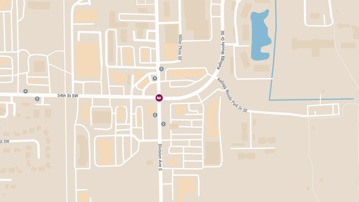 Injury Collision Reported on Division Ave at 54th StKellogg Woods Dr