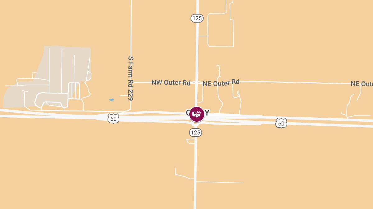 Injury Collision Reported on E US 60 and S SH 125