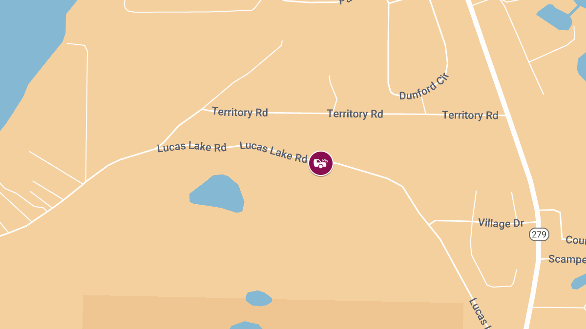 Injury Collision Reported on Lucas Lake Rd