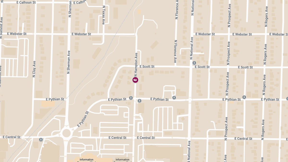 Injury Collision Reported on N Hampton Ave