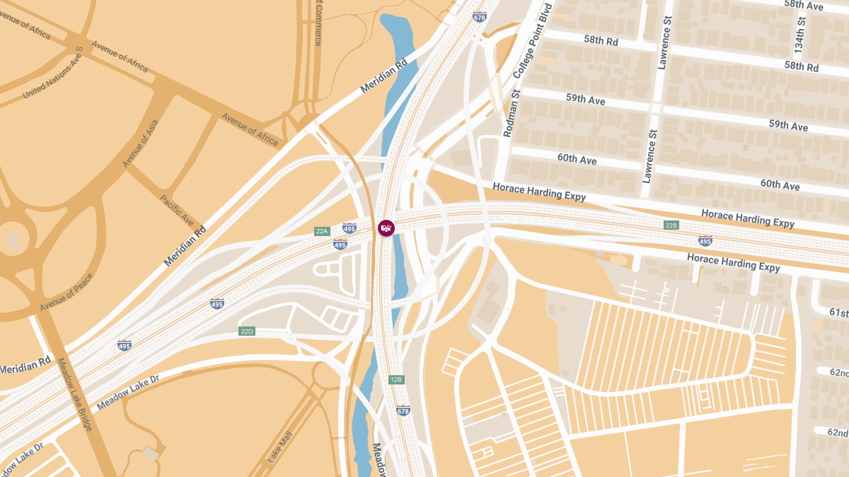 Injury Collision at LIE East & Van Wyck Expy South