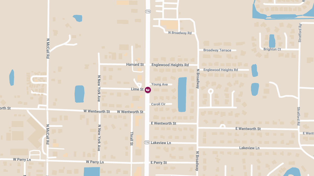 Injury Collision at N Indiana Ave and Lime St