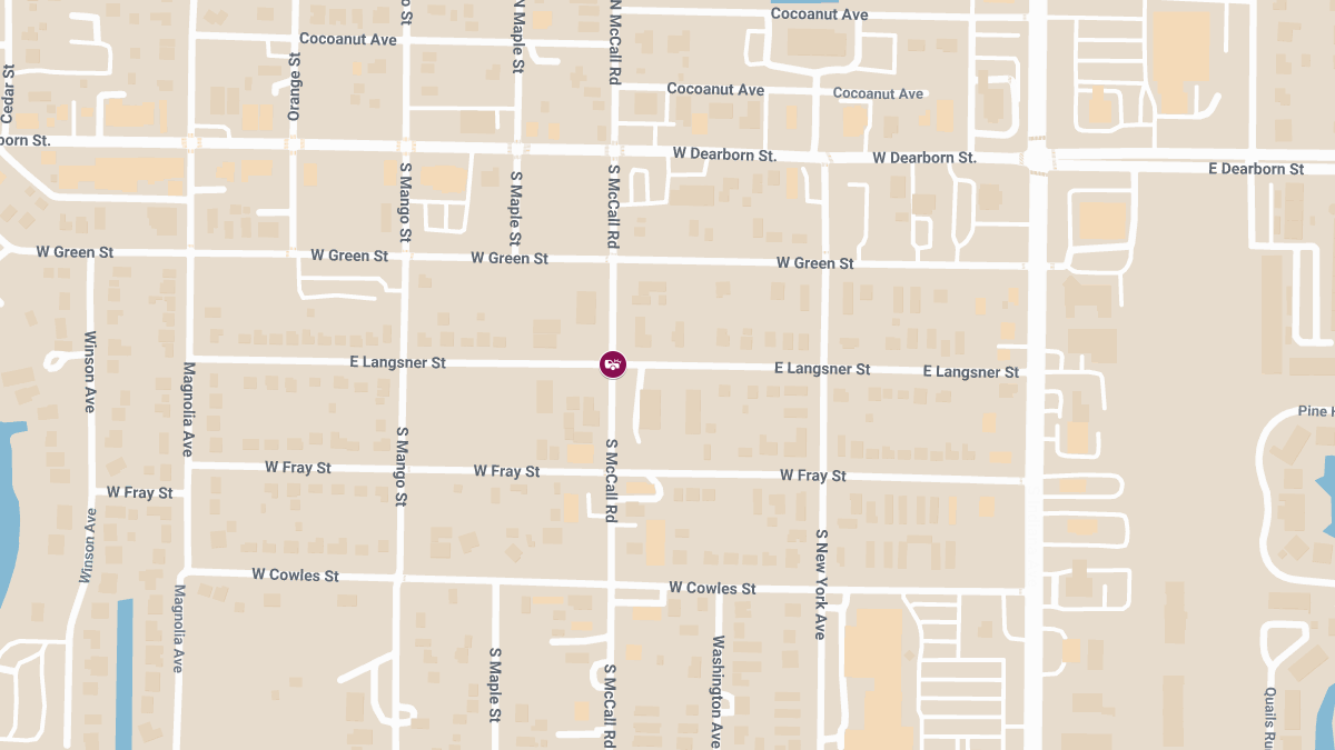 Injury Collision at S McCall Rd and W Langsner St