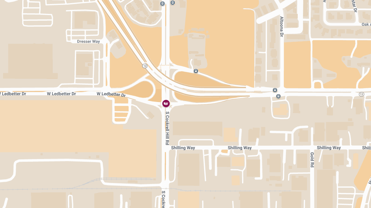 Injury Collision at W Ledbetter Dr & S Cockrell Hill Rd