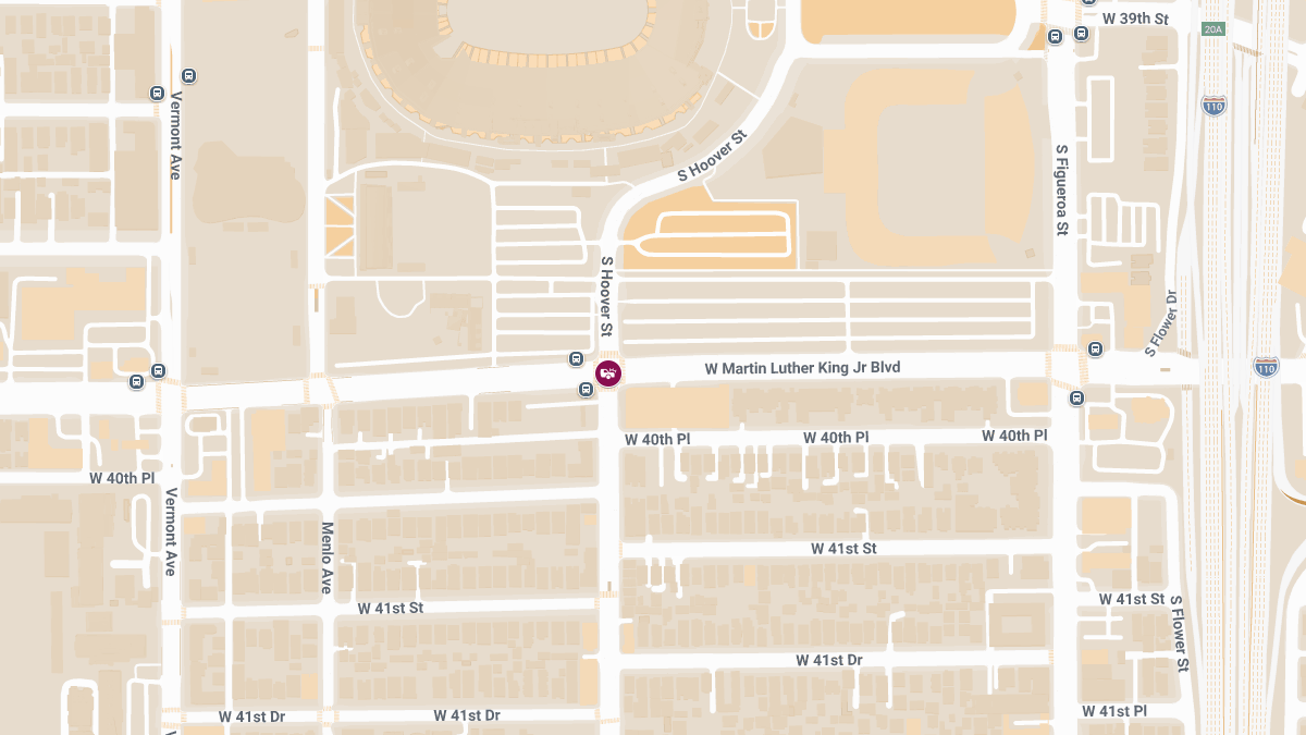 Injury Collision at W Martin Luther King Jr Blvd & Hoover St