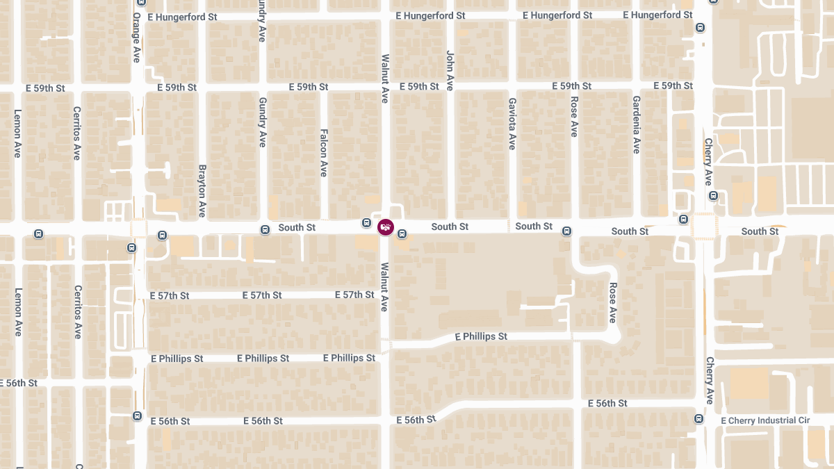 Injury Collision at Walnut Ave & South St