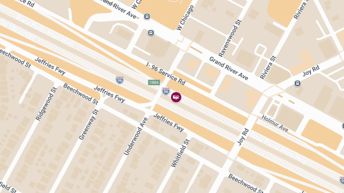Injury Collision on Westbound I-96 Near Joy Rd