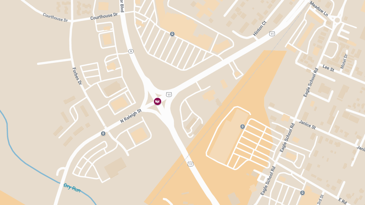 Injury Crash Blocks Intersection at N Raleigh St & Williamsport Pike