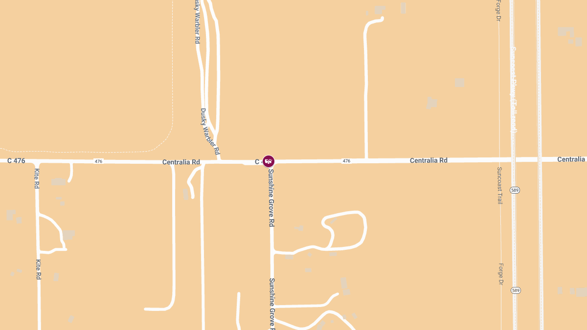 Injury Crash Causes Delays at Sunshine Grove Rd and Centralia Rd