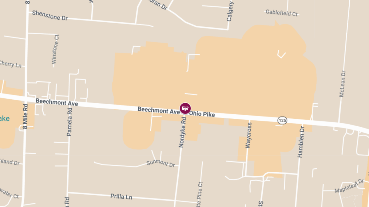 Injury Crash Near Beechmont Ave and Nordyke Rd
