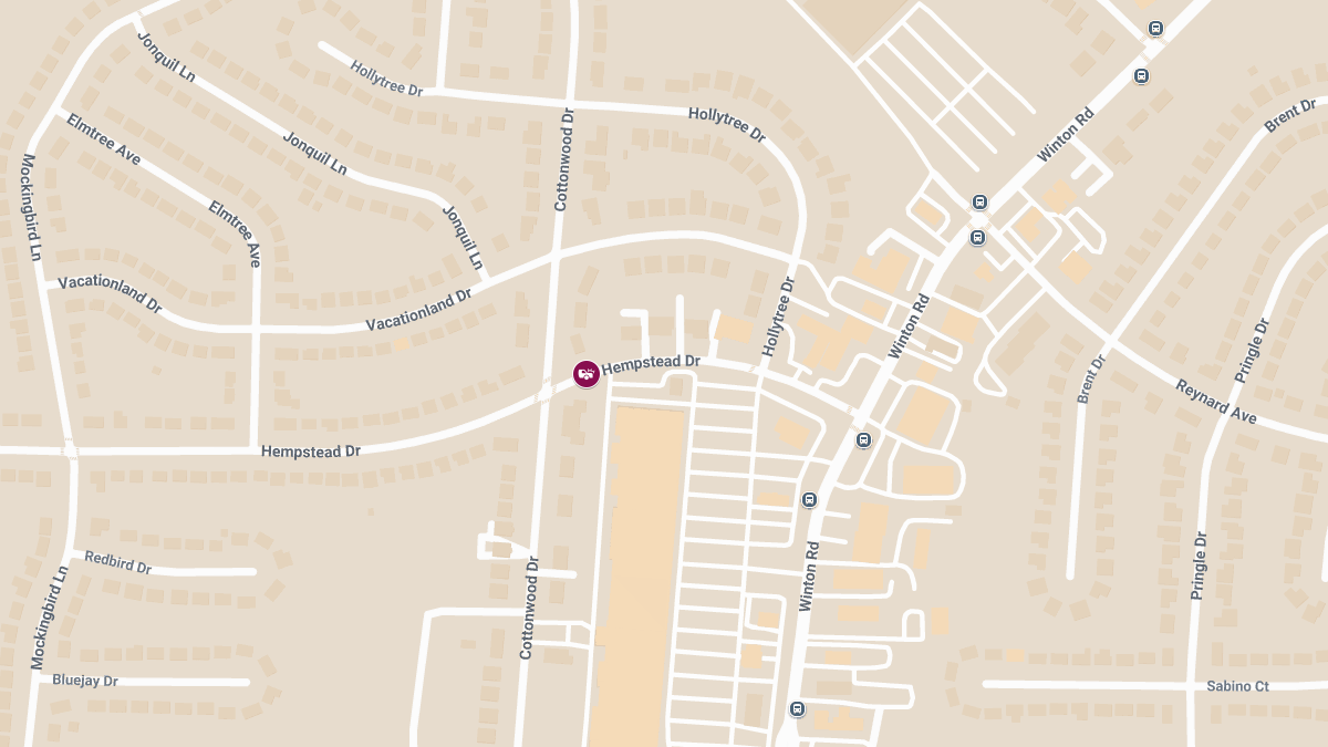 Injury Crash Near Hempstead Dr & Elm Tree Ave