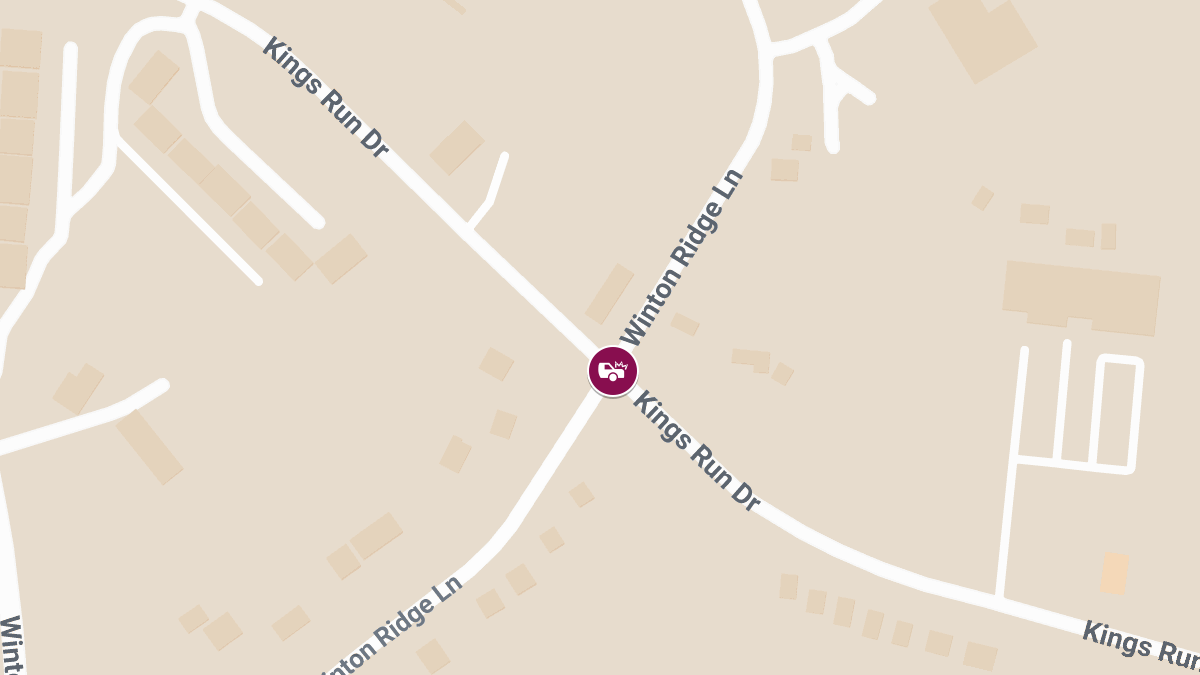Injury Crash Near Winton Ridge Ln and King’s Run Dr