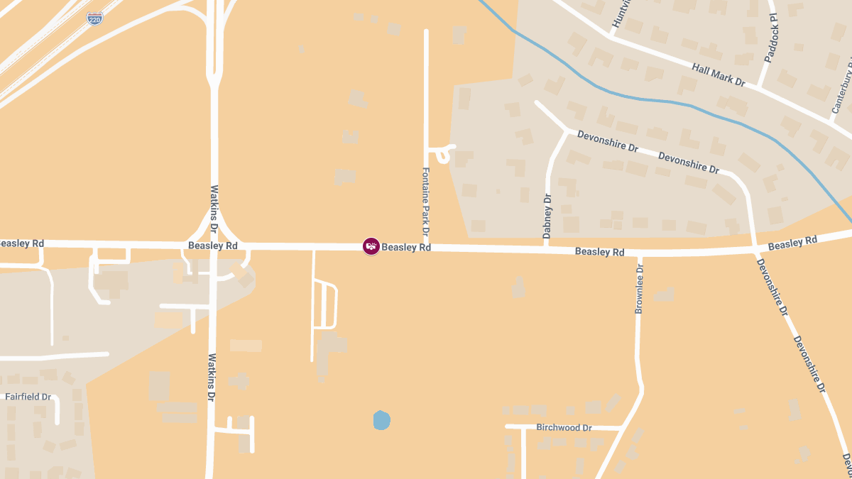 Injury Crash Reported Near Beasley Rd