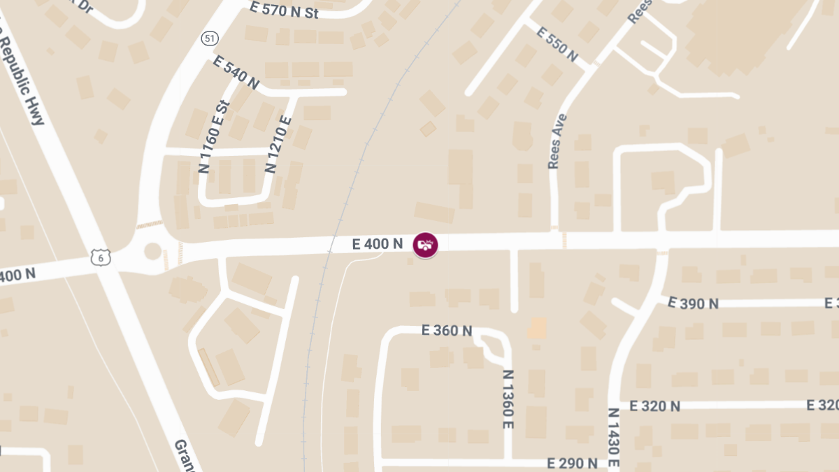 Injury Crash Reported Near E 400 North