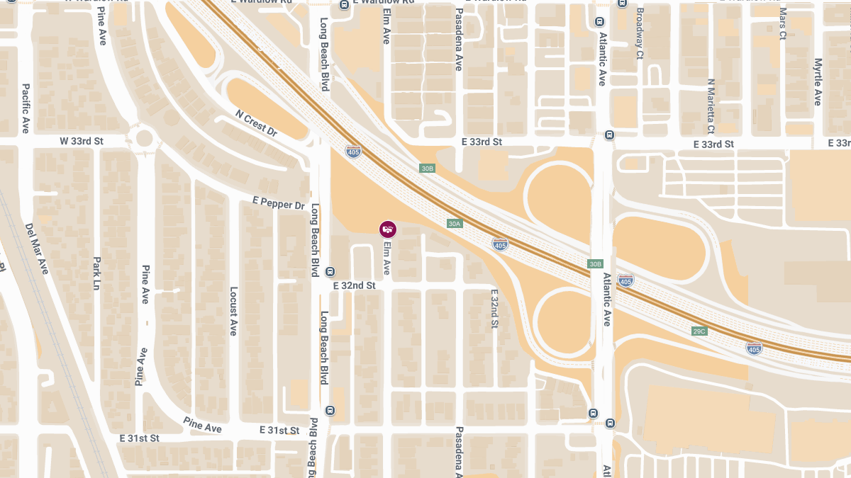 Injury Crash Reported Near Elm Ave Involving Male with Chest Pain