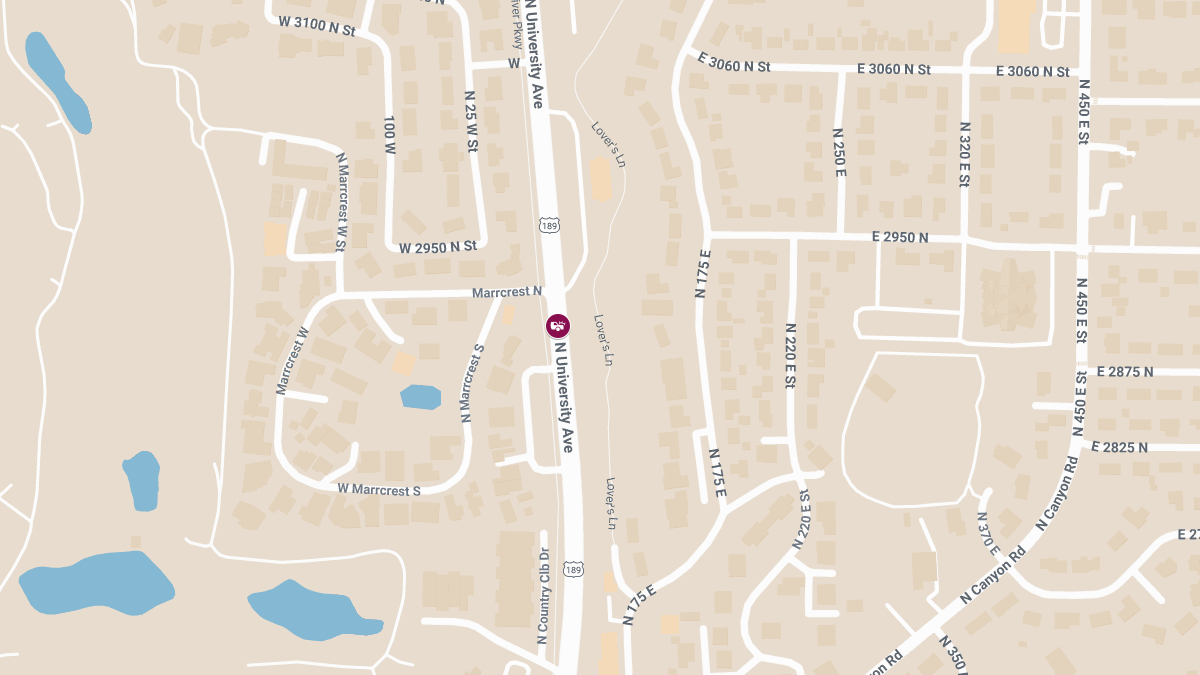 Injury Crash Reported Near N University Ave
