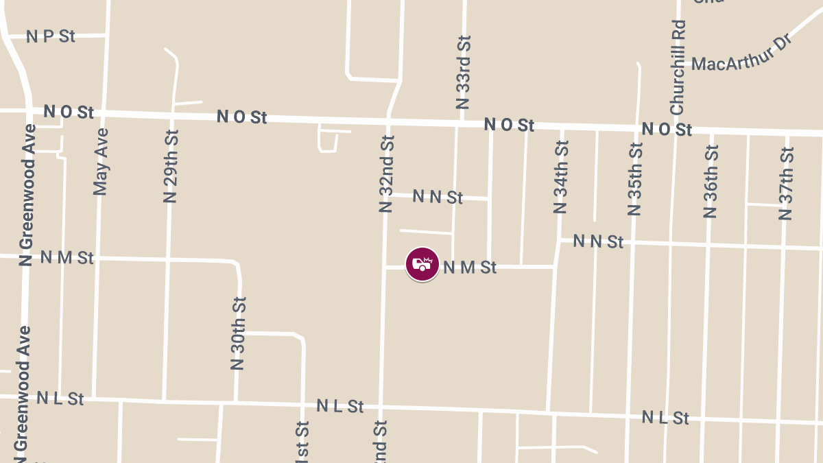 Injury Crash Reported Near North M St