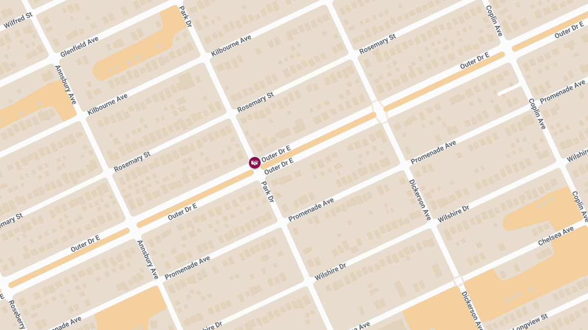 Injury Crash Reported Near Outer Dri