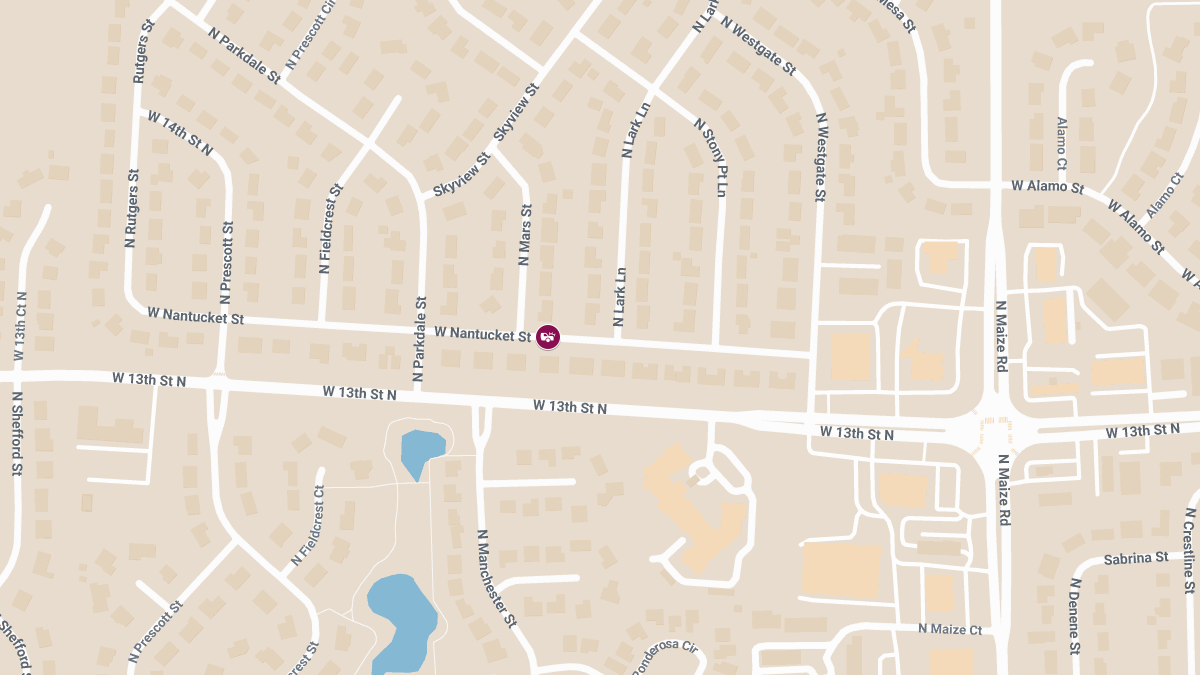 Injury Crash Reported Near West Nantucket St