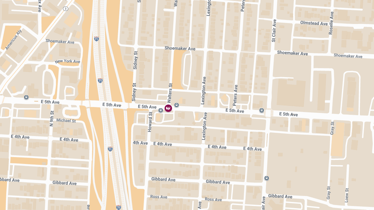 Injury Crash Reported at E 5th Ave and Walters St