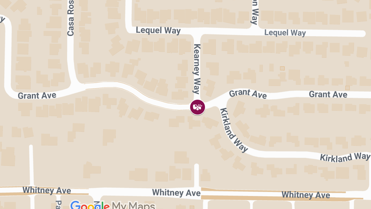 Injury Crash Reported at Grant Ave & Kearney St