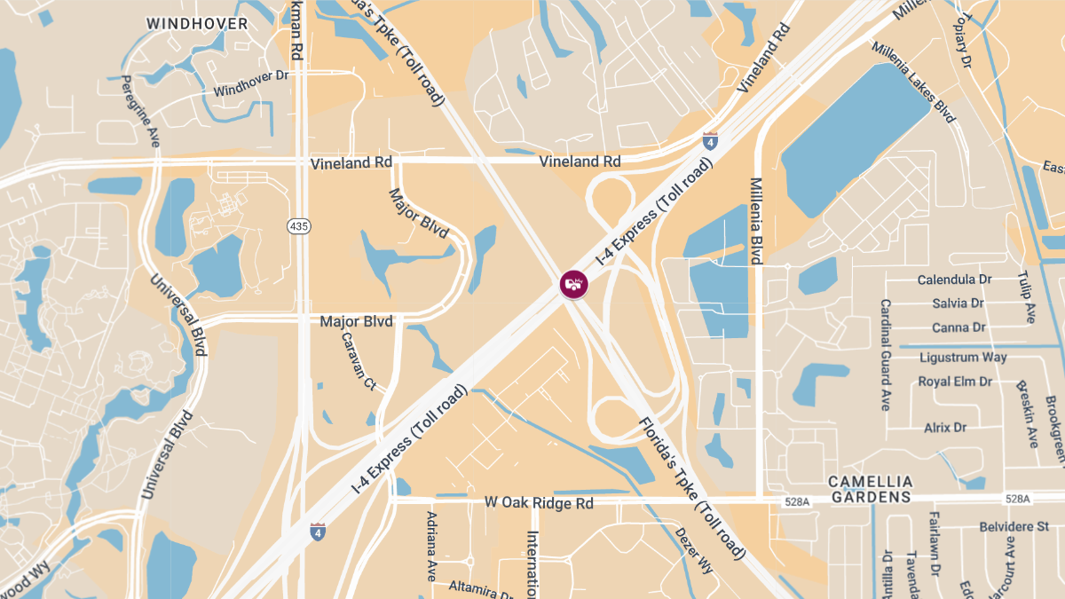 Injury Crash Reported at I-4 East Exit to Florida’s Turnpike