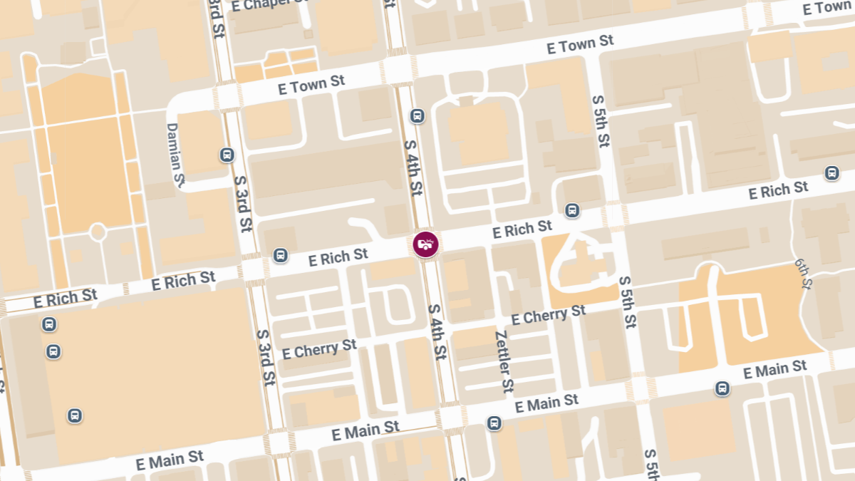Injury Crash Reported at S 4th St and E Rich St
