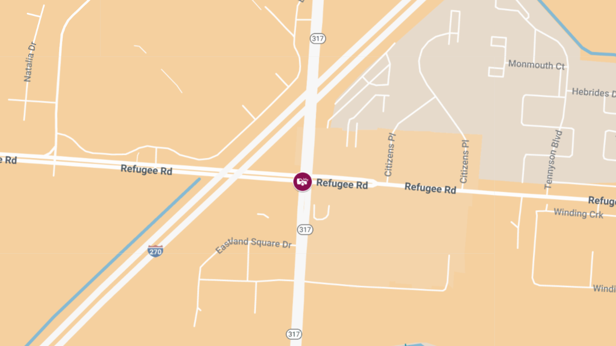 Injury Crash Reported at S Hamilton Rd and Refugee Rd