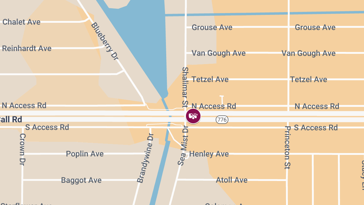 Injury Crash Reported at S McCall Rd and Sea Mist Dr