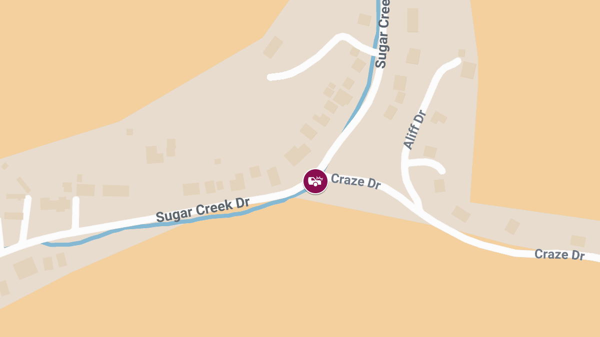 Injury Crash Reported at Sugar Creek Dr & Craze Dr