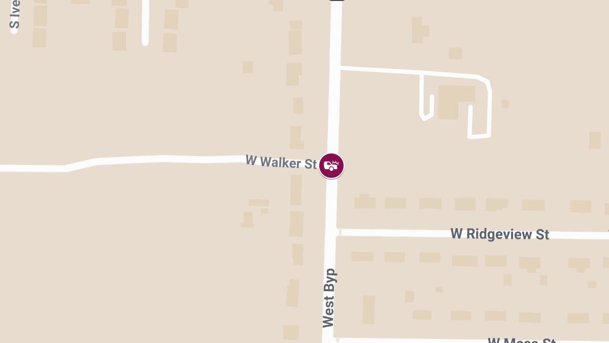 Injury Crash Reported at W Walker St and S Shff Rd