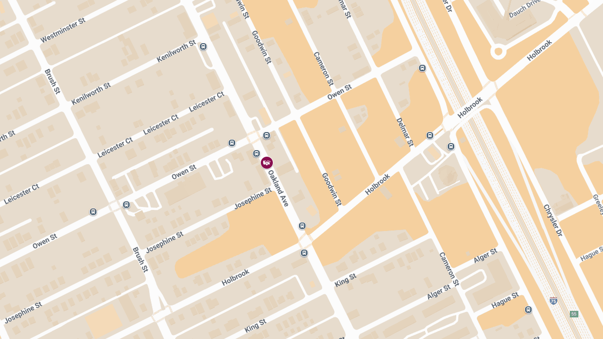 Injury Crash Reported at Warren Ave & Oakland Ave