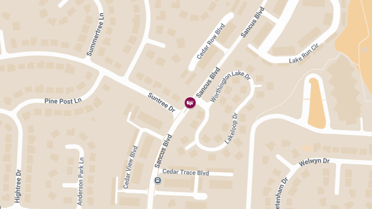 Injury Crash Reported in 8000 Block of Sancus Blvd