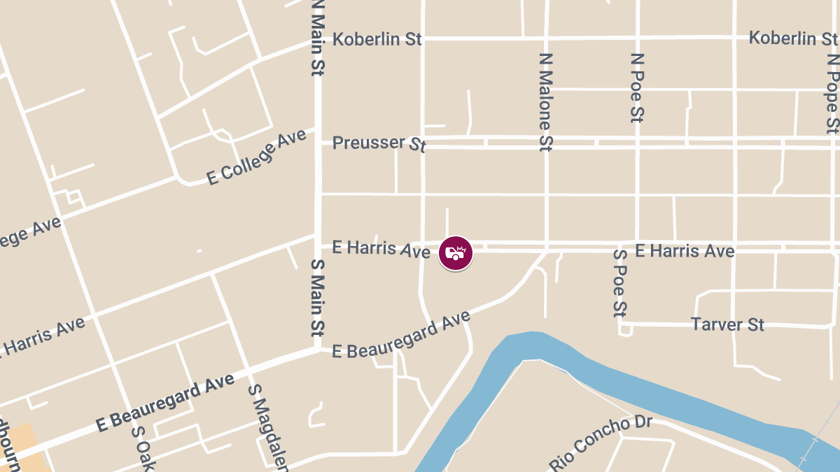 Injury Crash Reported near E Harris Ave