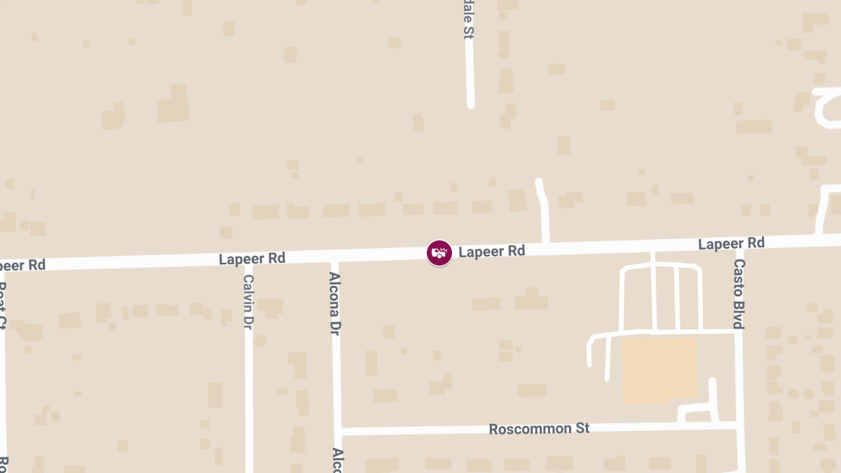 Injury Crash Reported on 5175 Lapeer Rd